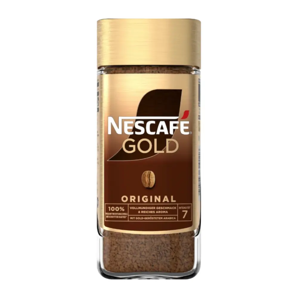 Cà Phê Hòa Tan Truyền Thống, Gold, Original, with Golden Roasted Arabica, Intensity 7 (200g) - NESCAFE